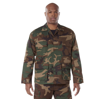 Rothco Twill Woodland BDU Shirt
