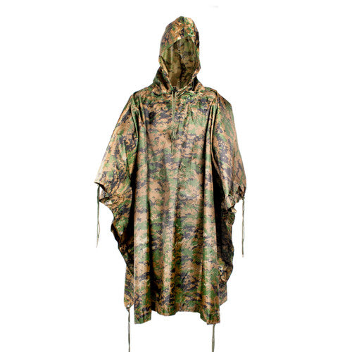 GI Style Ripstop Nylon Poncho