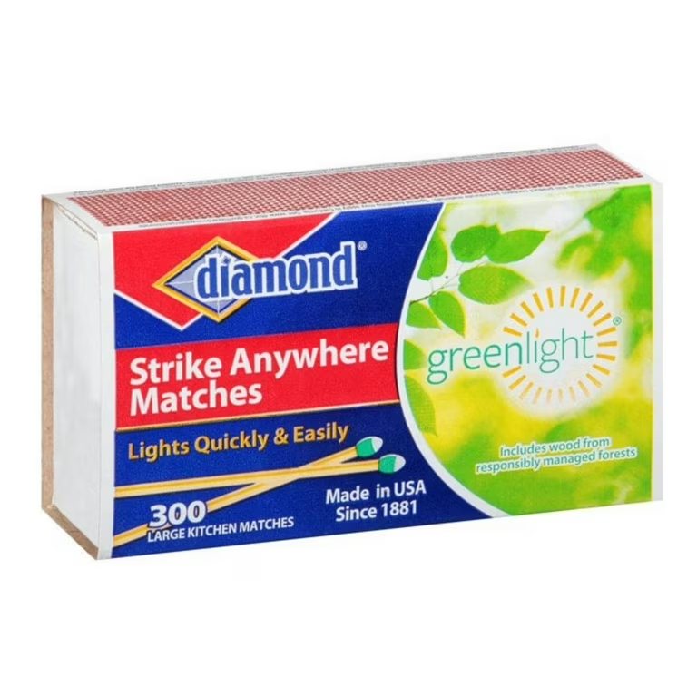 Diamond Greenlight Strike Anywhere Matches