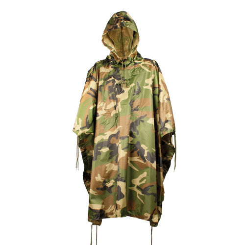 GI Style Ripstop Nylon Poncho